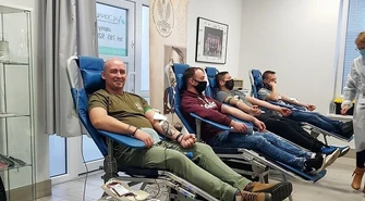 W Wolborzu oddają krew dla Ukrainy