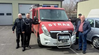 Nowy samochód strażacki dla OSP Bęczkowice