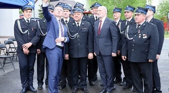 Antoni Macierewicz na Dniu Strażaka w Woli Krzysztoporskiej [ZDJĘCIA]