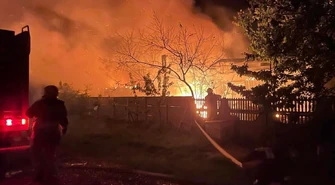 Groźny pożar w gminie Aleksandrów