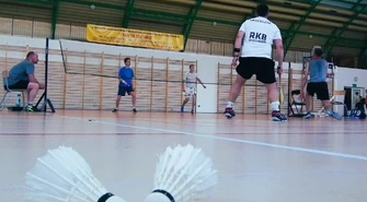 Pierwszy turniej badmintona w Wolborzu