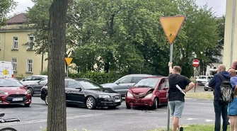 Zderzenie na Sienkiewicza (ZDJĘCIA)