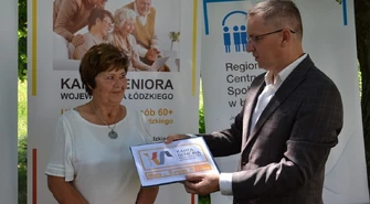 Wicemarszałek wręczył jubileuszową kartę