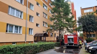 Dwa pożary w tym samym bloku [wideo]