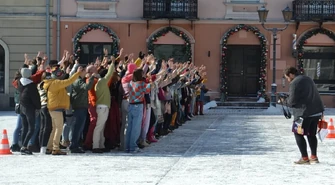 Filmowcy w Rynku Trybunalskim[ZDJĘCIA]