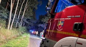 Rowerzystka zginęła po czołowym zderzeniu z audi