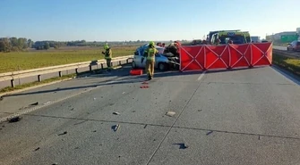 Jedna osoba zginęła w wypadku na ekspresówce