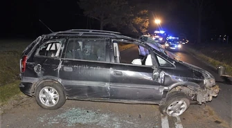 23-latek wpadł do rowu i trafił do szpitala