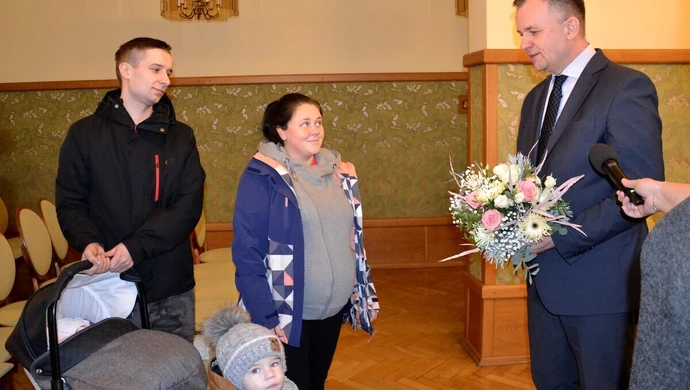 Prezent od prezydenta dla pierwszej piotrkowianki