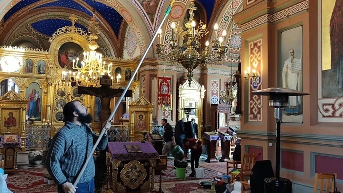 Posprzątali przed świętami