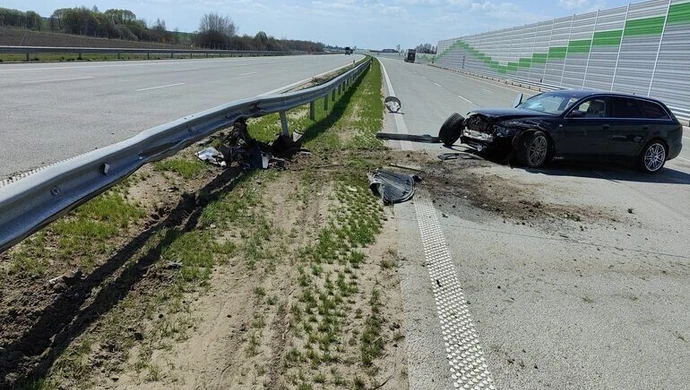 Groźny wypadek na A1