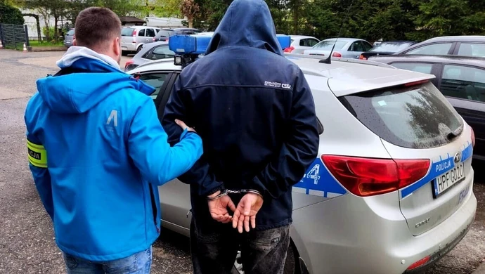 Pijany wjechał w ogrodzenie, a potem wybił szybę w domu