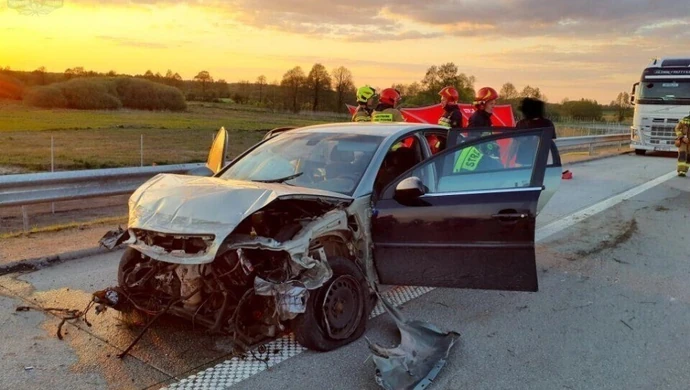 Śmiertelny wypadek pod Kamieńskiem (ZDJĘCIA)