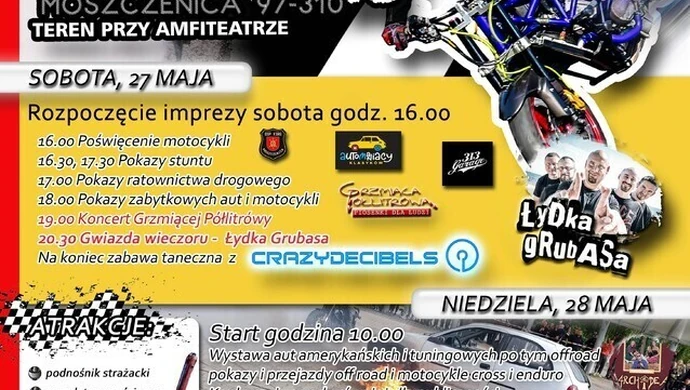 Moszczenicki Motofestyn już w ten weekend