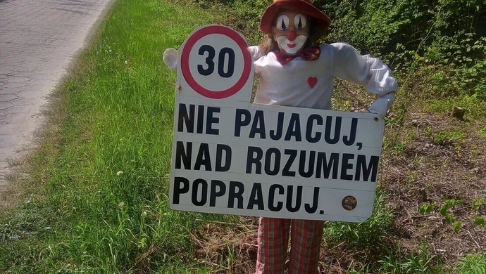 Pilnował kierowców, ale... ktoś go ukradł