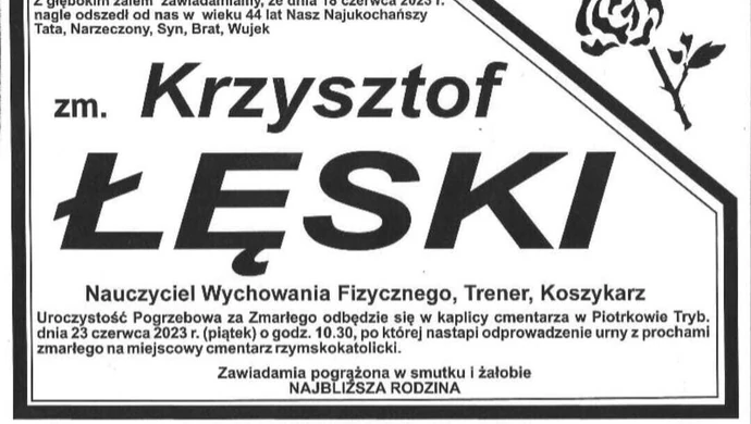 Zmarł Krzysztof Łęski