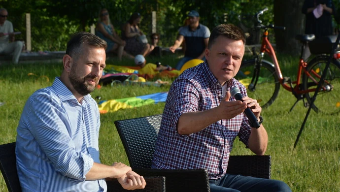 Liderzy Trzeciej Drogi odwiedzili Piotrków [ZDJĘCIA]