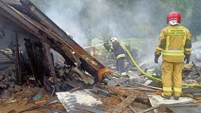 Wybuch kompletnie zniszczył dom