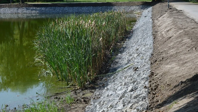 Czekamy na wodę w stawie