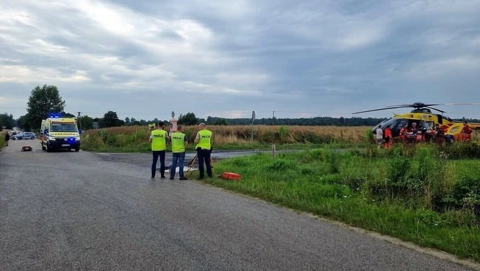 Rowerzysta nie przeżył zderzenia z mazdą