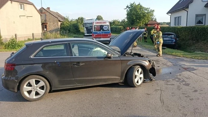Zlekceważył "STOP" i spowodował wypadek