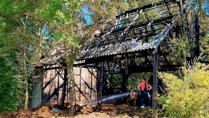 Seria pożarów w gminie Łęki Szlacheckie. Czy to wina podpalacza?