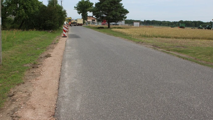 Roboty drogowe w Grabicy