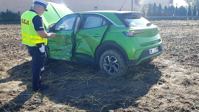 Groźne zderzenie skody i opla