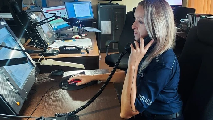 Bezcenne opanowanie dyżurnej policji