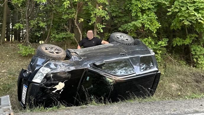 Niecodzienne dachowanie na DK91