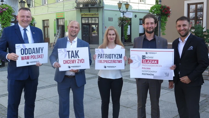 Piotrkowianie na liście Konfederacji