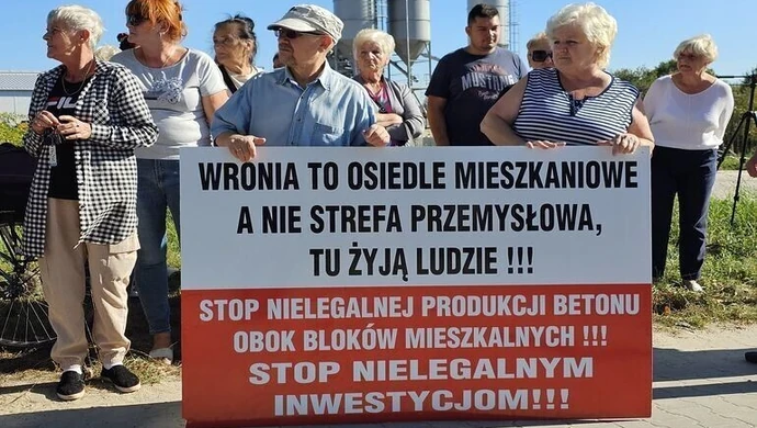 Betoniarnia utrudnia życie mieszkańców