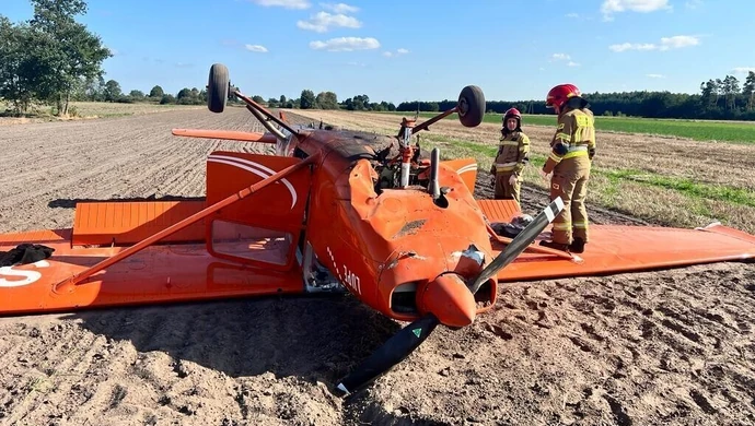 Wypadek awionetki zrzucającej szczepionki