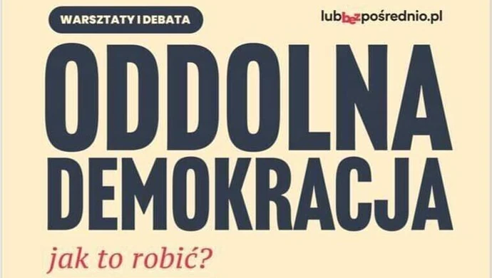 Dzień z demokracją bezpośrednią w Piotrkowie