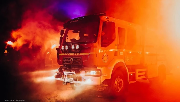 Następna jednostka z powiatu z nowym samochodem strażackim