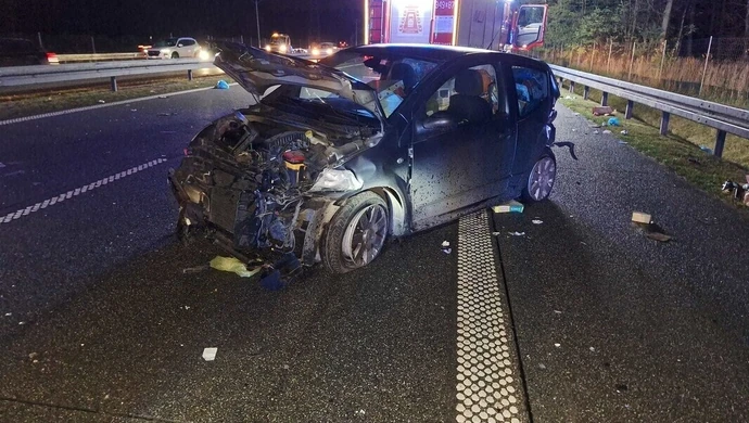 Trzy kolizje na S8 pod Piotrkowem [AKTUALIZACJA]