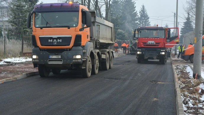 Postęp prac na Przedborskiej