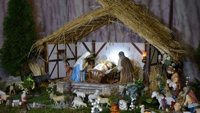 Ruchoma szopka gotowa. Można ją podziwiać u Bernardynów