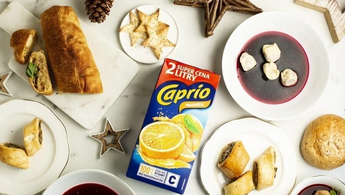 Caprio - orzeźwienie, które łączy rodzinę w Święta
