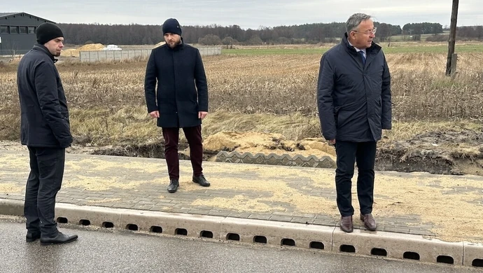 Chodnik na Reymonta w Wolborzu gotowy