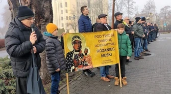 Różaniec piotrkowskich mężczyzn w pierwszą sobotę 2023 r.