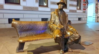 Pomnik, któremu można utrzeć nosa na szczęście