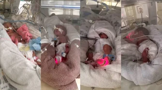 Poczwórne szczęście rodziców