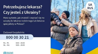 Infolinia WHO dla pacjentów z Ukrainy