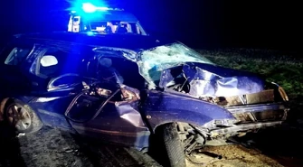 Wjechał w drzewo i poprosił o pomoc. 46-latek był nietrzeźwy