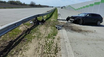 Groźny wypadek na A1
