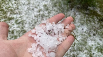 Zimna Zośka sypnęła gradem