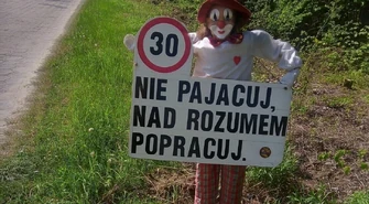 Pilnował kierowców, ale... ktoś go ukradł