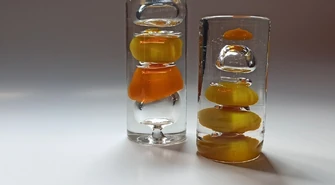 Szkło z Hortensji na wystawie w ODA