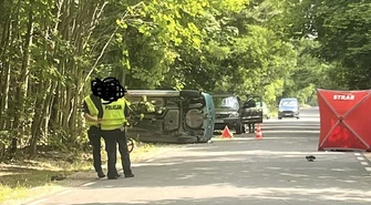 Śmierć rowerzysty w Aleksandrowie